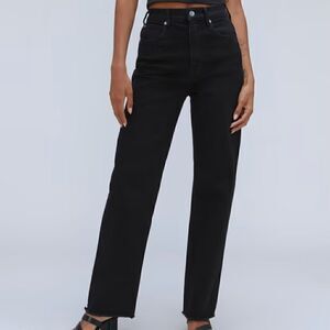 Everlane The Way High jeans in Black size 23